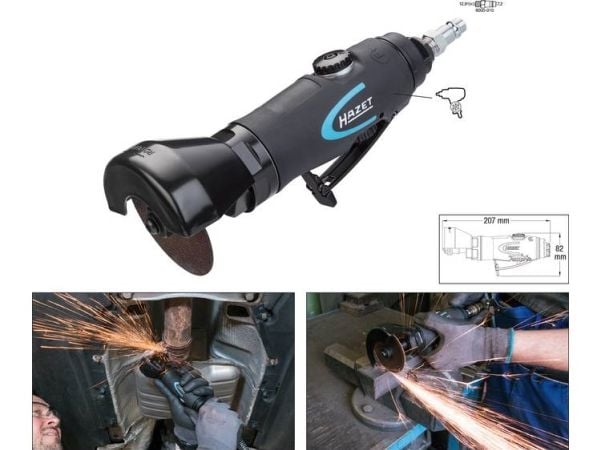 HAZET 9033-10, 2000 RPM, Tryckluft, 900 g