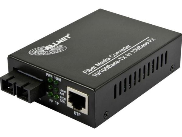 ALLNET ALL-MC107-ST-MM, 100 Mbit/s, IEEE 802.3, IEEE 802.3u, IEEE 802.3x, Fast Ethernet, 10 100 Mbit/s, 10BASE-T, 100BASE-TX, 100BASE-FX