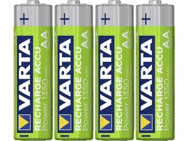 Varta - Batteri AA type - NiMH - (genopladelige) - 1350 mAh (pakke med 4)