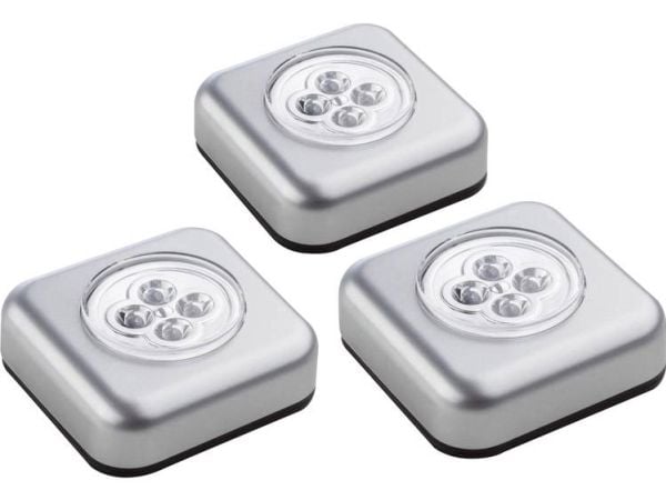 Müller Licht 400136 Liten mobil lampa Set med 3 LED (RGB) Silver