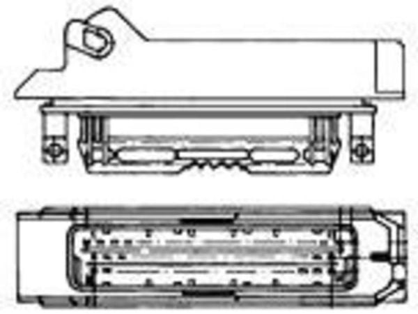 TE Connectivity Pin Cabinet Cable J-P-T Napausten lukumäärä yhteensä 4 Ristikoko: 5 mm 1-963207-1 1 kpl