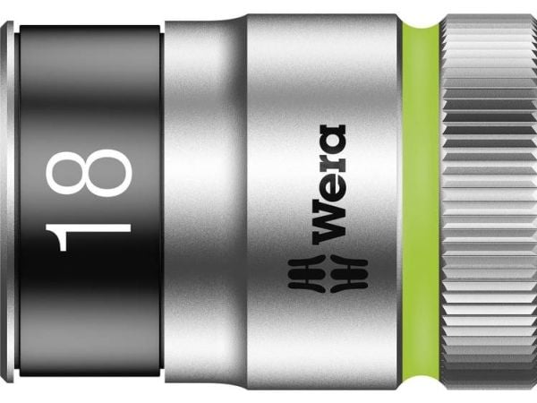 Wera 05003738001, 1 stykker, Sekskantet, 25,4 / 2 mm (1 / 2"), 18 mm, 18 mm