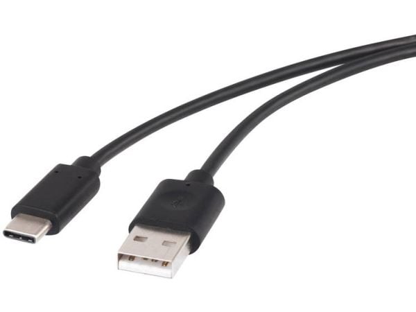 Renkforce RF-4288947, 1 m, USB A, USB C, USB 2.0, 480 Mbit/s, sortering
