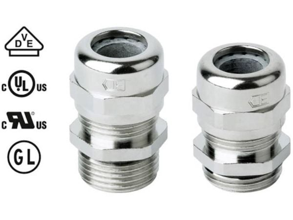 Jacob 50.632 M/Emv Cable Gland Emv, With Strain Relief M32 Brass Brass 1 Pcs Jacob 50.632 M/Emv Cable Gland Emv, With Strain Relief M32 Brass Brass 1 Pcs