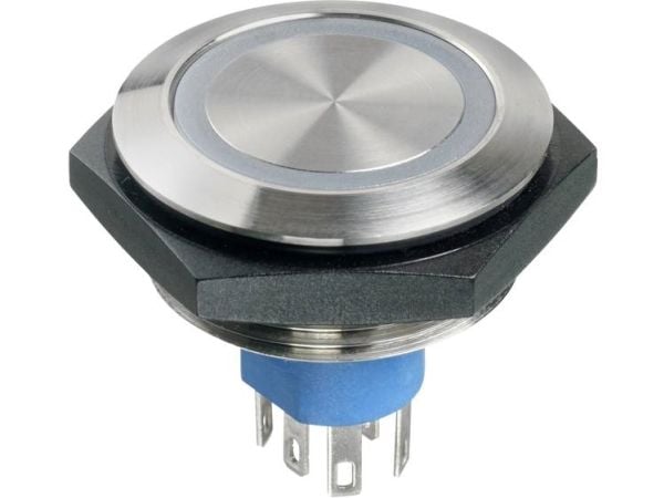 APEM AV5V022000074BK vandalresistent tryckknapp 30 V/DC 1 A, grön, IP67
