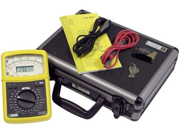 Chauvin Arnoux P01196311F digital håndmultimeter, analog CAT III 1000 V, CAT IV 600 V (oppløsning: 4000)