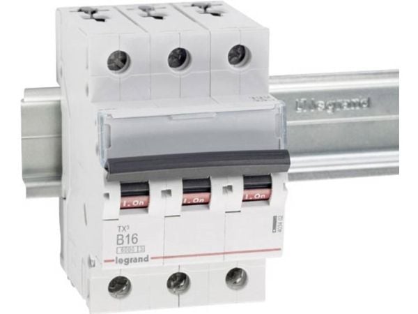 Legrand TX3, Miniatyr-automatsikring, Type B, IP20, 240 - 415 V