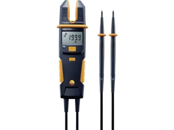 testo 0590 7551 håndmultimeter, digital strømtang CAT IV 600 V, CAT III 1000 V (visning: 4000)