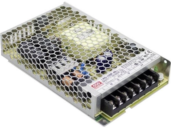 MEAN WELL LRS-150F-36, 150 W, 85 - 264 V, Aktiv, Metallisk, RoHS, Household EN 60335 ITE EN/UL/IEC 60950