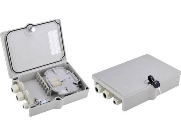 Digitus Outdoor FTTH Box for 6xSC/DX Adapter. IP65
