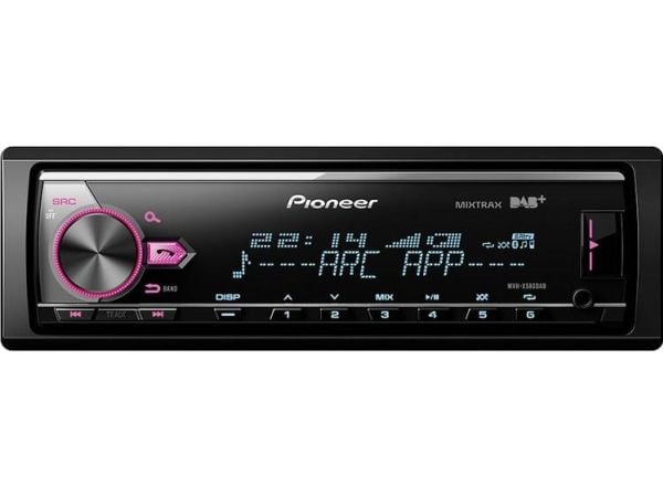 Pioneer MVH-X580DAB - Bil - digital mottagare - in-streck - Enkel-DIN - 50 W x 4