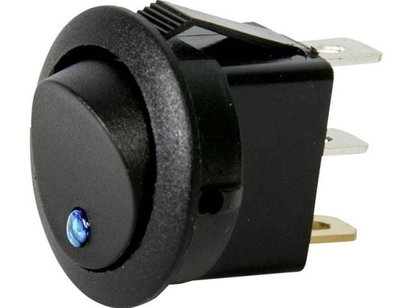 HP biltilbehør 28631 bilvippebryter 12 V 10 A 1 x Off/On klikk 1 stk