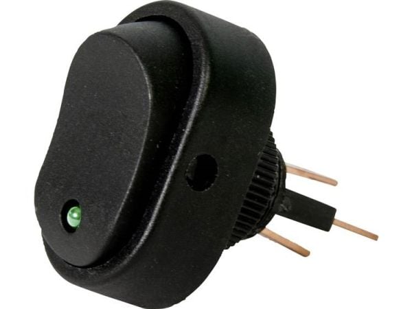 HP Autozubehör 28473 vippebryter bil 12 V 16 A 1 x Off/On klikk 1 stk