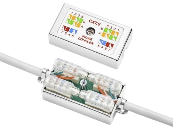 Renkforce RF-4452186 CAT 6 -liitäntärasia, työkaluton