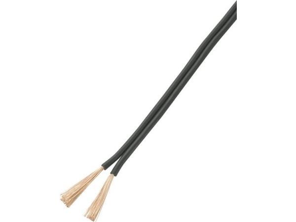 TRU COMPONENTS 93030c541 Johdin 2 x 2,50 mm² Musta 25 m