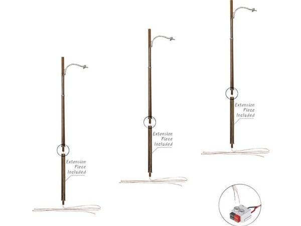 Woodland Scenics H0 trelampe enkel WJP5630 3 stk