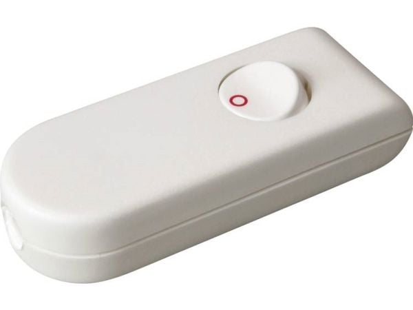 interBär 8093-208.01 Snorafbryder Hvid, Rød 1 x Off/On 2 A 1 stk 1 stk