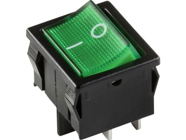 interBär 3628-250.22 Keinukytkin 3628-250.22 250 V/AC 10 A 1 x Off/On Klikkaava 1 kpl