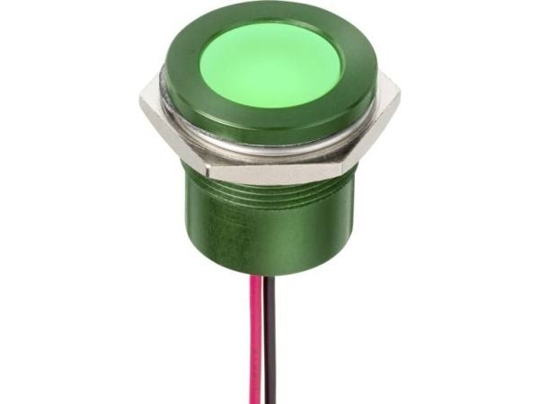 APEM Q22F5ARXXSR24AE LED-merkkivalo Rød 24 V/AC, 24 V/DC 5,7 V