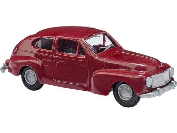 Busch 89109 H0 personbil modell Volvo 544 bordeaux