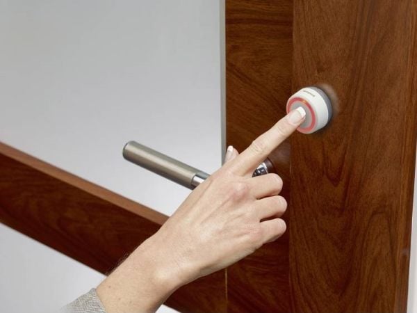 Trådlös ringklocka rund vit DCP711