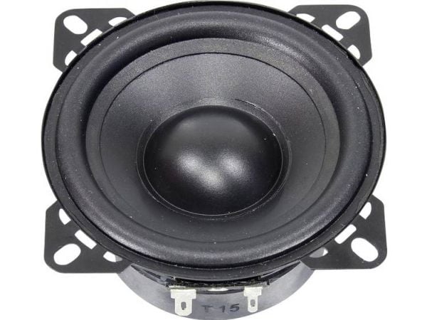 Visaton KT 100 V, Basshøyttaler-driver, 25 W, Rund, 40 W, 4 O, 32 - 9500 Hz