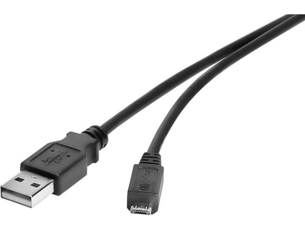 Renkforce RF-4463076, 0,3 m, USB A, Micro-USB B, USB 2.0, 480 Mbit/s, Lajittelu