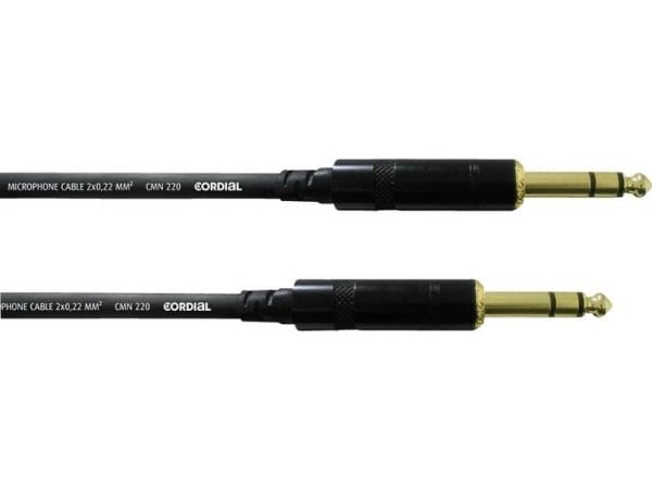Cordial CFM 6 VV, 6.35mm, Hankjønn, 6.35mm, Hankjønn, 6 m, Sort