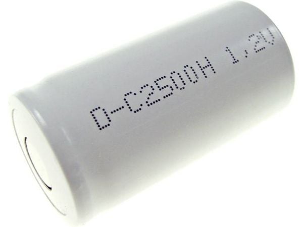 Mexcel -SC2500H spesialbatteri R14(C) tåler høy temperatur Flat-Top NiCd 1,2 V 2500 mAh 1 stk