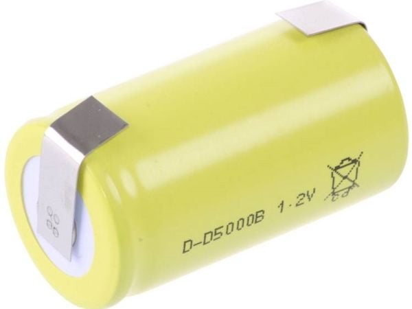 Mexcel D5000B spesialbatteri R20 (D) U-lader, flat-top NiCd 1,2 V 5000 mAh 1 stk