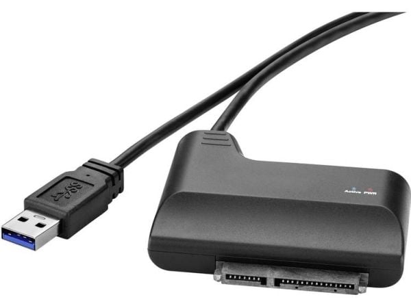 Renkforce RF-4472916, Svart, 1 stykker, 5 Gbit/s, 0,3 m