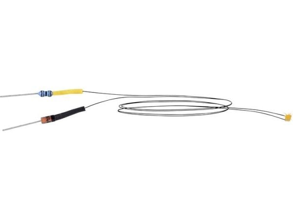 Viessmann Modelltechnik 3561 LED med kabel Gul 1 sarja