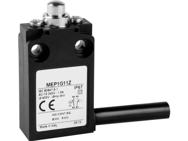 Panasonic MEP1G11Z ändlägeskontakt 24 V 5 A stämpel IP67 1 st