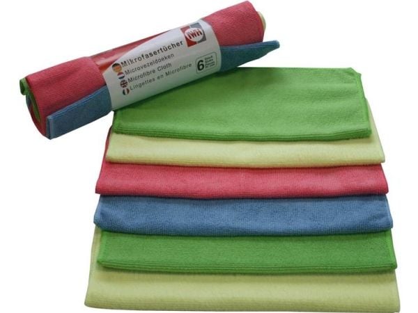 IWH 932 mikrofibertrasa-set med 6 st. (L x B) 30 x 30 cm