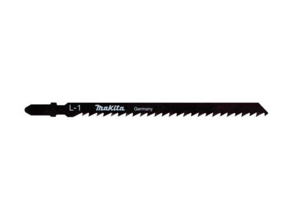 Makita L-1 - Sticksågblad - för trä, plast, spånskiva, plywood, träfanér, concrete plex - 5 delar - T-skaft - längd: 132 mm - för Makita DJV182Z, J...