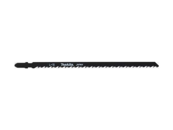 Makita L-10 - Stikksagblad - for tre, plast, kryssfinér, finertre, polyvinylklorid (PVC) - 5 deler - T-skaft - lengde: 180 mm - for Makita DJV182Z