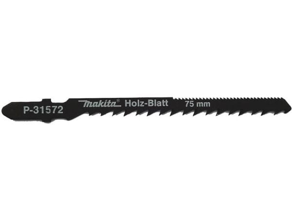 Makita - Stikksagblad - for tre, plast, bløtt tre, løvtre - 5 deler - T-skaft - lengde: 100 mm - for Makita DJV182, DJV182Z