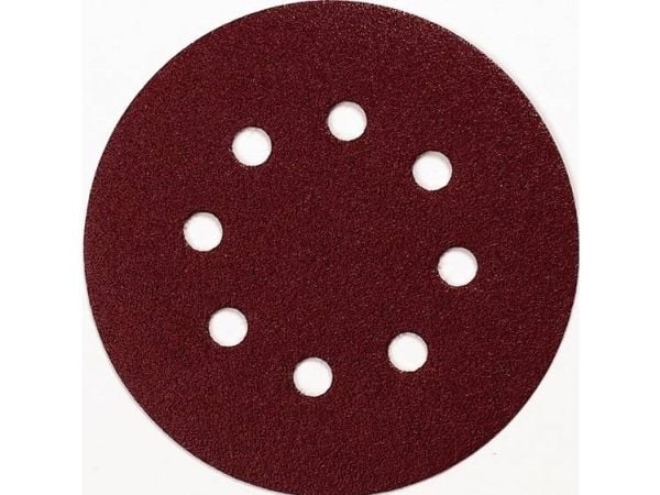 Makita - Slipeark - for tre, metall, stål - 10 deler - rund - grovkorn: 60 - 125 mm