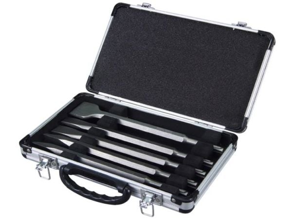 Makita - Meiselsett - flat, spiss, spade - 5 deler - SDS-Plus - lengde: 250 mm