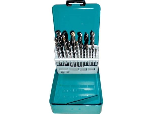 Makita - Poranteräsarja - puulle, metallille, betonille - 18 kpl - 5 mm, 6 mm, 8 mm, 10 mm, 4 mm, 3 mm