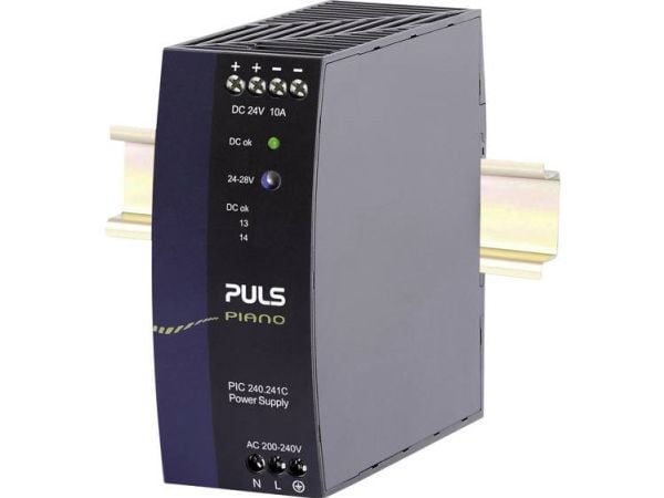 PULS Piano Strømforsyning til DIN-skinne (DIN-kisko) 24 V/DC 10 A 240 W Antal udgange:1 x Indhold 1 stk