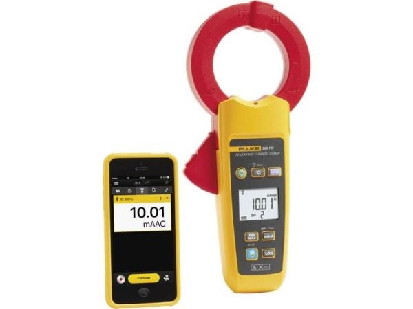 Fluke 369 FC, Digitalt, 0,003 - 60 A, 0,001 µA, 0,04 - 1 kHz, 1% + 5 digits, Grå, Rød, Gult