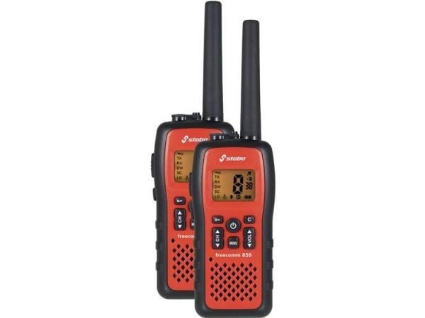 Stabo Freecomm 850 PMR håndholdt radio 2-pak IPX7 vanntett flytbar opptil 10 km (20850)