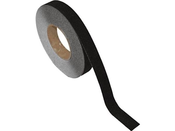 B-SAFETY AR100025 sklisikre belegg (L x B) 18,3 m x 25 mm sort