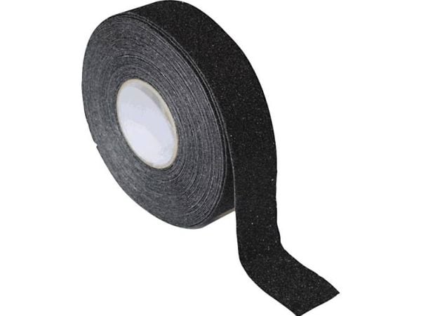 B-SAFETY sklisikre belegg (L x B) 18,3 m x 100 mm sort