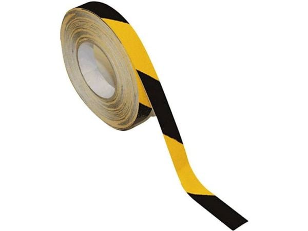 B-SAFETY AR206025-GS Yleiskäyttöinen liukastumisenestopinnoite Keltainen, Musta (L x S) 18,3 m x 25 mm