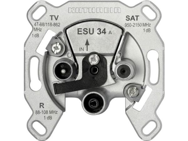 KATHREIN ESU 34 - Pistorasia - F-pistoke, IEC-liitin X 2