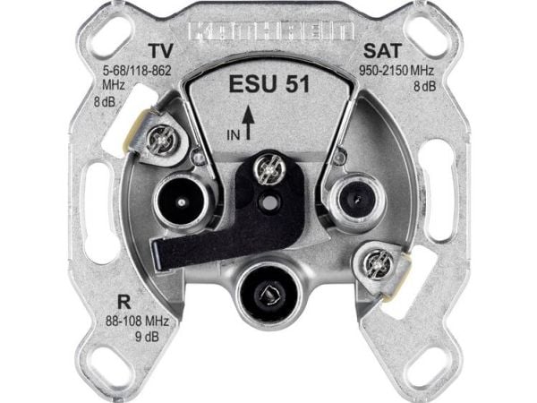 Kathrein ESU 51, Grå, Metall, 93 g, 70 mm, 70 mm, 40 mm