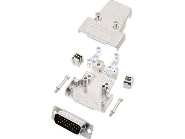 encitech TRI-M-15-HDP26-K D-SUB pinliste-set 180° Poler: 26 loddeben (1 sett)