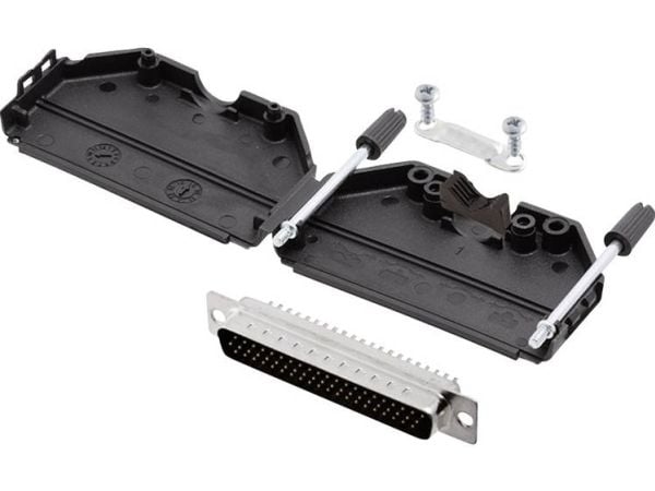encitech DPPK37-BK-HDP62-K 6355-0011-04 D-SUB stiftlistesett 180° poltall: 62 loddeører (1 sett)